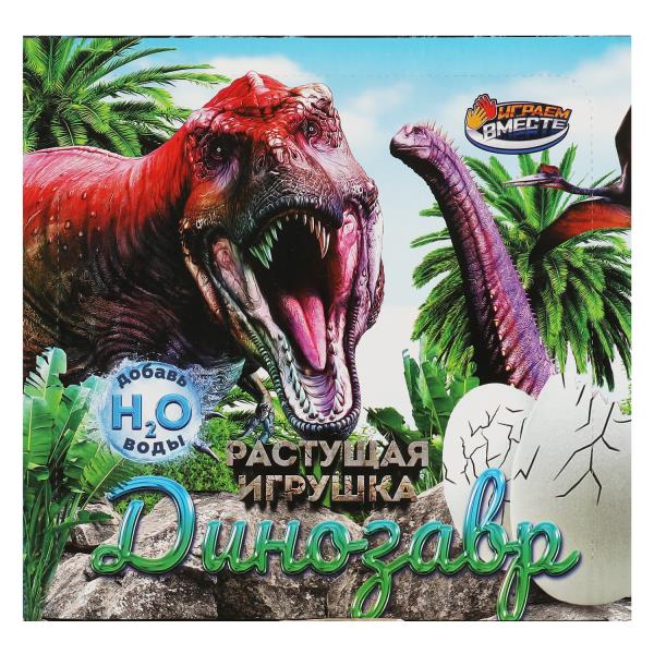 Игрушка ЯЙЦО с растущей фигуркой динозавр, дисп.23*22*11см ИГРАЕМ ВМЕСТЕ уп-12шт в кор.6уп