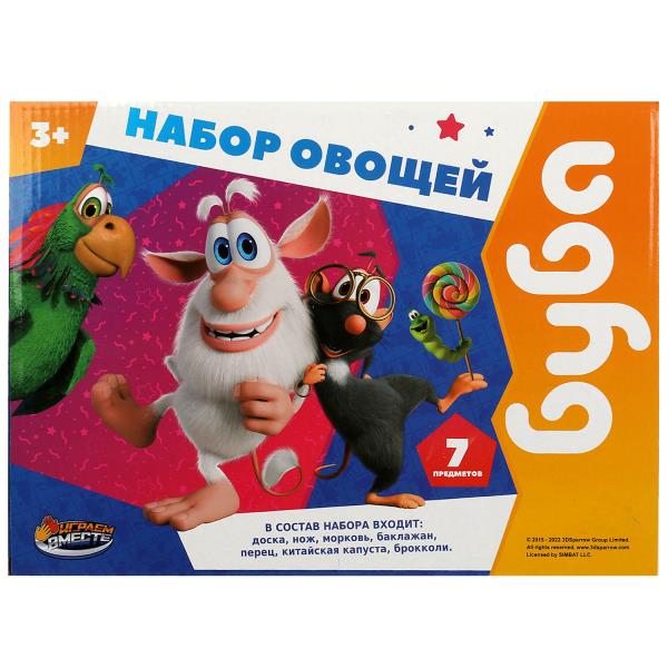 Набор овощей БУБА кор.29,5*22*5,5см ИГРАЕМ ВМЕСТЕ в кор.2*24шт