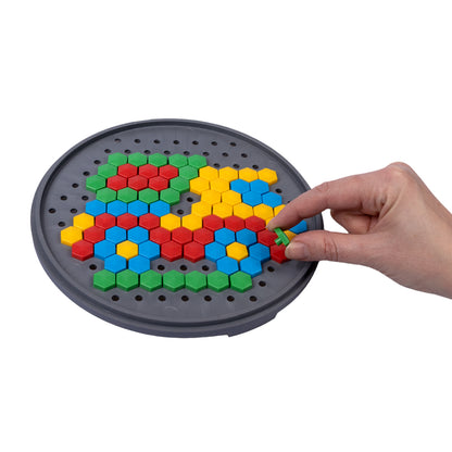 МОЗАИКА ШЕСТИГРАННАЯ 85 ЭЛ (КРУГЛАЯ ПЛАСТ.КОРОБКА) в кор.18шт