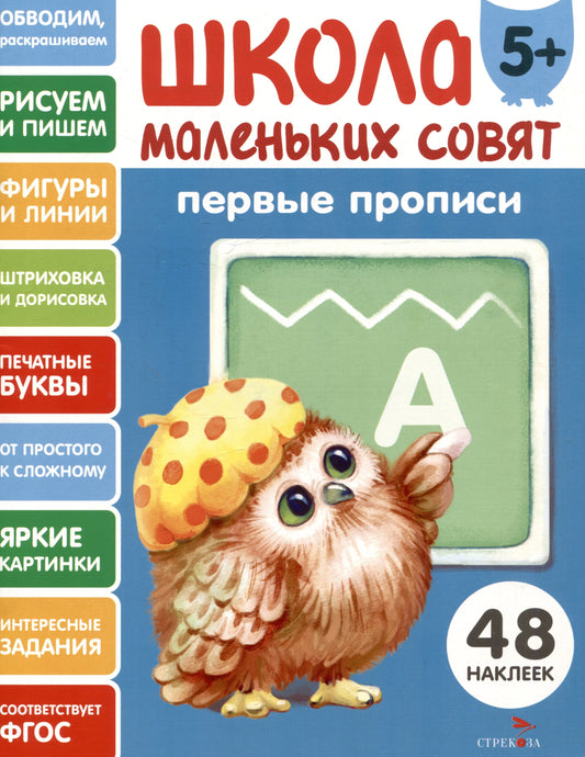 Школа маленьких совят 5+. Первые прописи