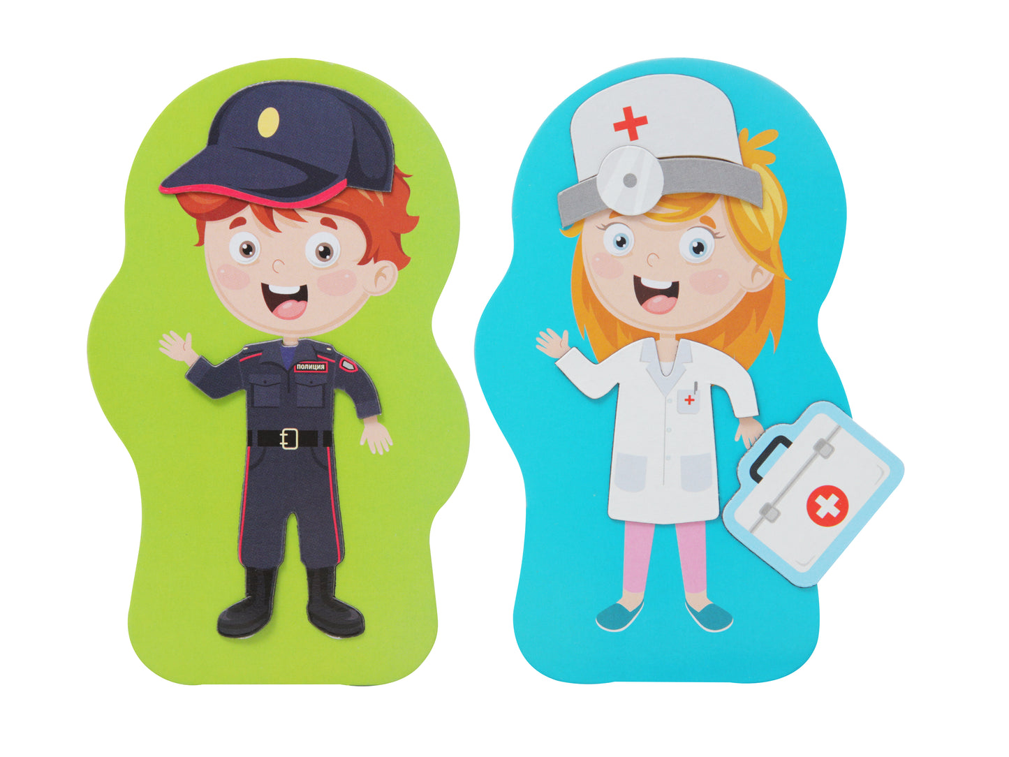 Игра магнитная "Одевашки. Профессии". Серия Магнитные истории арт.04112