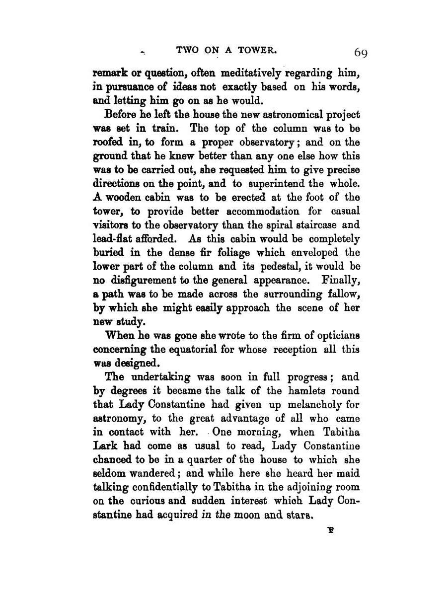 Two On A Tower = Двое в башне: роман на англ.яз. Hardy T.