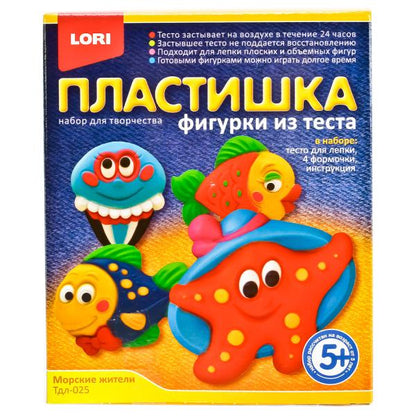 LORI. Тдл-025 Тесто для лепки Пластишка "Морские жители" /16