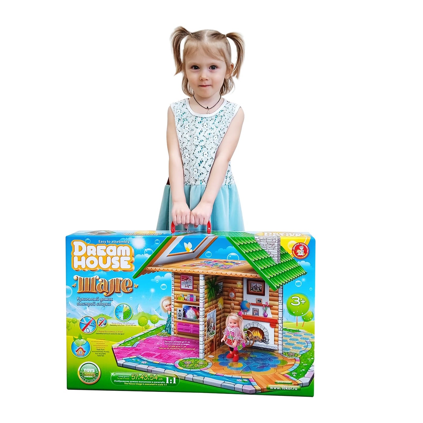 Кукольный домик быстрой сборки "Шале" Серия Наборы для творчества Dream House
