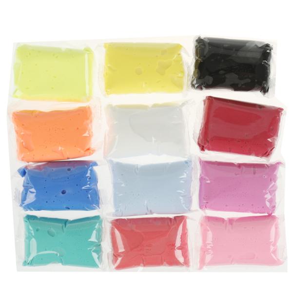 Легкий plastilin БУБА 12 feuilles 10 gr dans le paquet MultiArt en cor.66шт