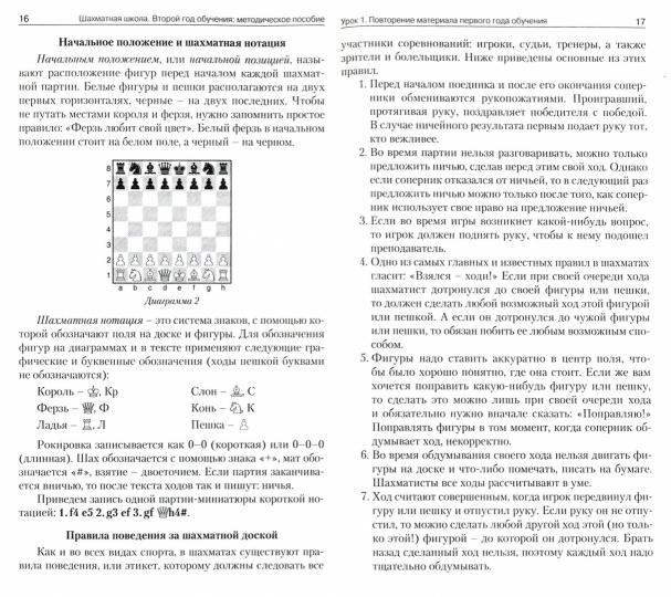 ШШ Шахматная школа. Второй год обучения. Методическое пособие (Изд-во ВАКО)