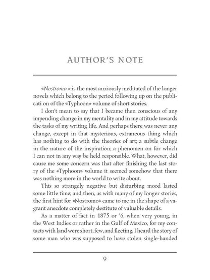 Nostromo = Ностромо: на англ.яз