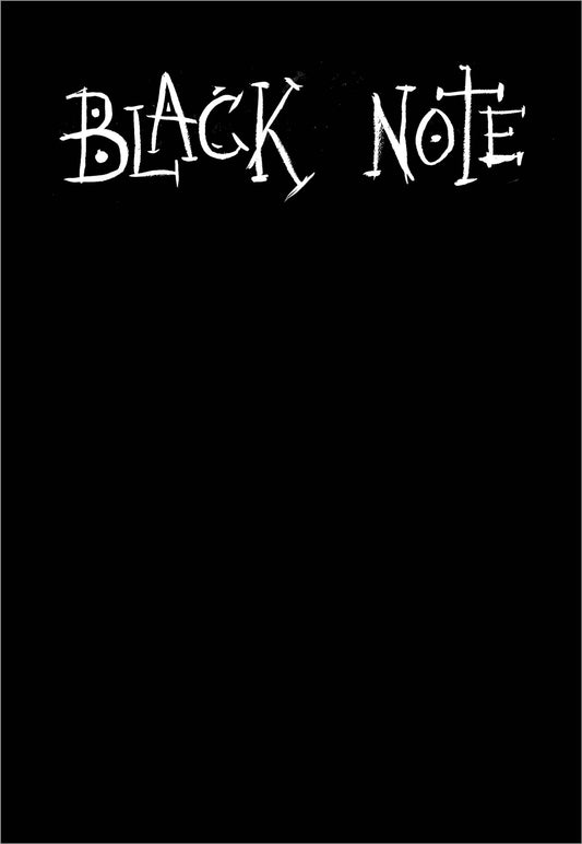 Remarque noire. Bloc créatif avec des tranches noires (un bloc-notes, 64 l.)