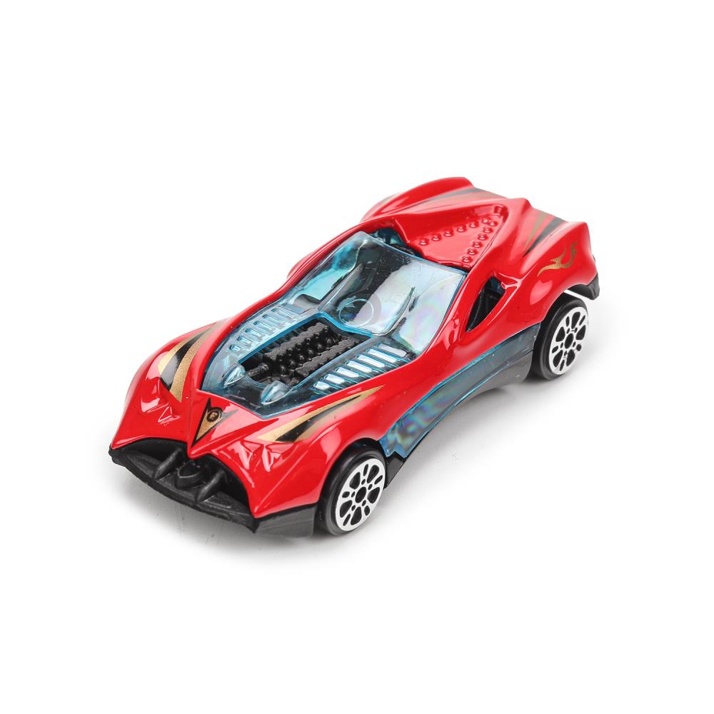 Machine en métal ROAD RACING pour SUISSE 7 cm, 3 pièces, dans un assortiment, cor. Parc technologique dans le cor.2*96шт