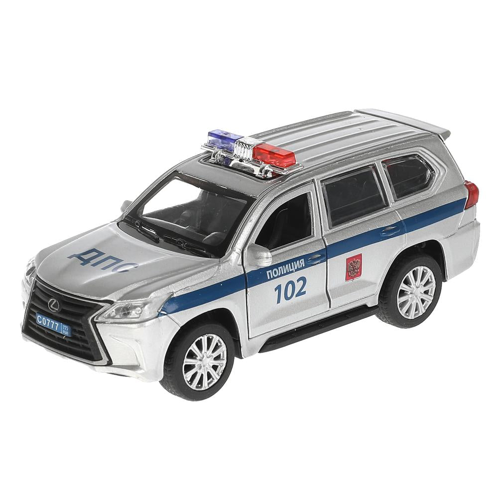 Machine en métal CHEVROLET TAHOE/LEXUS LX570 12 cm, double, bagage, moteur, assortiment. Технопарк уп-12шт в кор.6уп
