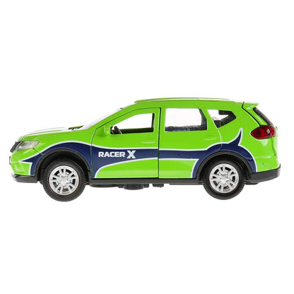 X-TRAIL-S 263456 Машина металл NISSAN X-TRAIL СПОРТ длина 12 см, двери, багаж, инерц, кор. Технопарк