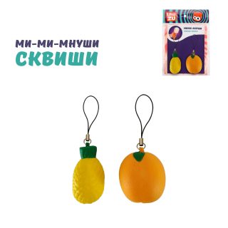 Petit Zu. Сквиши "МИМИ-Мнуши" (ananas, апельсин) art.90105