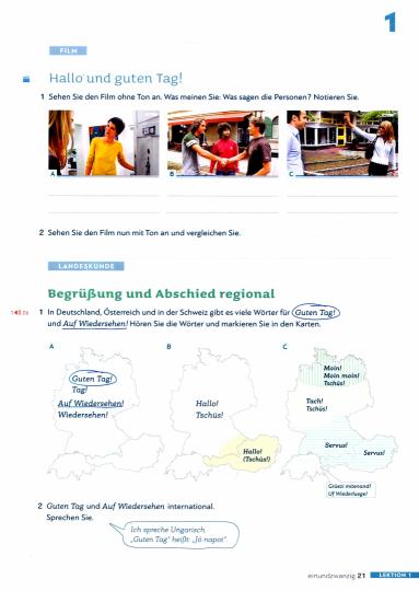 Schritte international Neu 1 KB+AB+CD zum AB