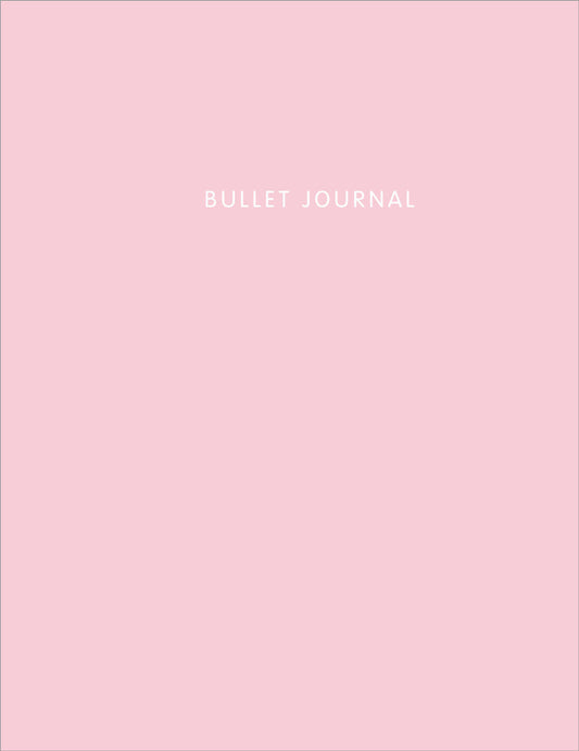 Блокнот в точку: Bullet Journal (пудровый, 144 c., пружина)