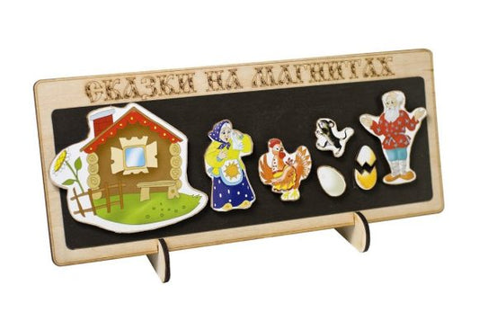 Сказки на магнитах "Курочка Ряба" арт.К-0543 /6(дерево) /45