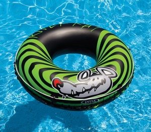 Intex. Круг надувной "Речная крыса" 122 см, до 100 кг, от 9 лет арт.68209NP