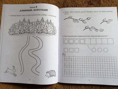Сычева. Формирование элементарных математических представлений у дошкольников 4-5 лет. Рабочая тетрадь 1-го года обучения
