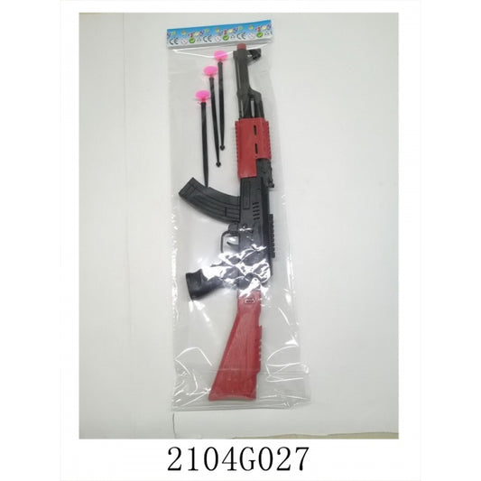 Оружие с присосками, шарами, мягкими пулями автомат в пак. в кор.2*120шт