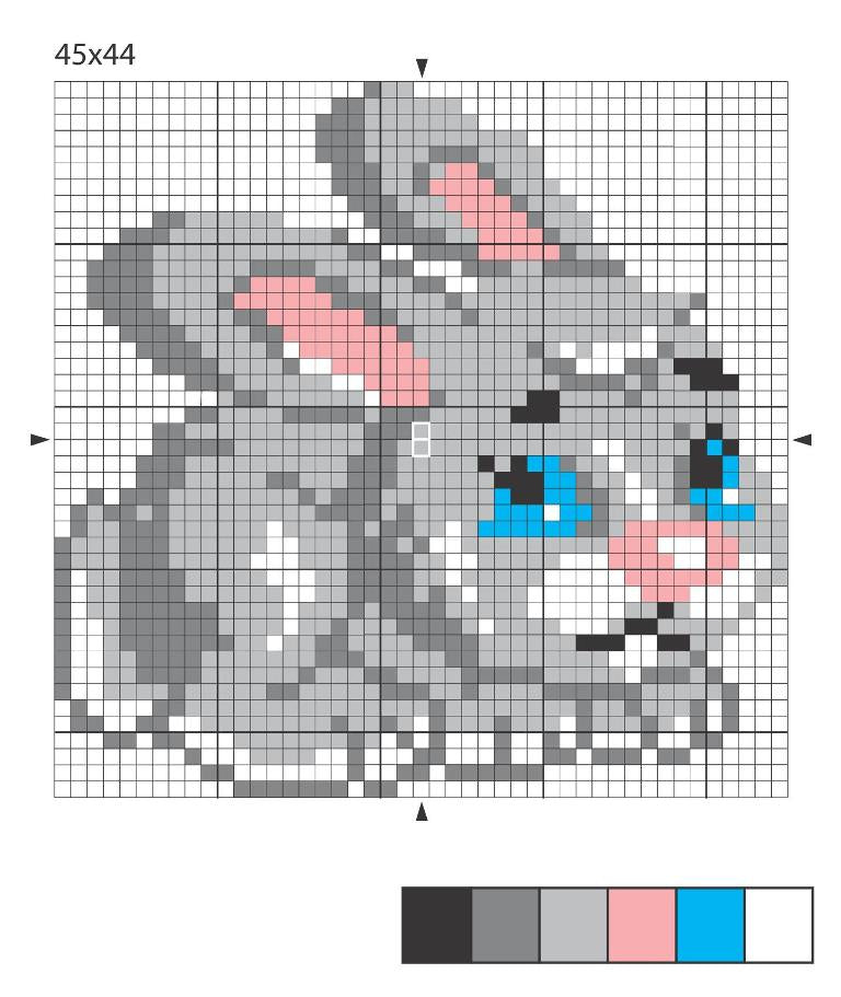 Набор для творчества. Вышивка "Зайка" (с пяльцами)