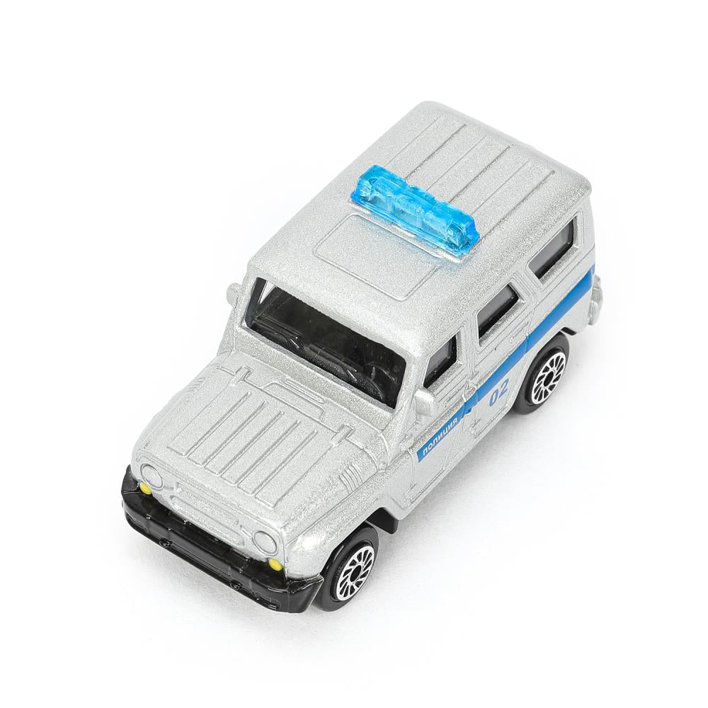 Машина металл UAZ СПЕЦТЕХНИКА 7,5 см, в ассортименте, блистер. Технопарк в кор.3*96шт