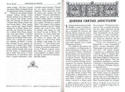 Библия. Книги Священного Писания Ветхого и Нового Завета (золотой обрез)