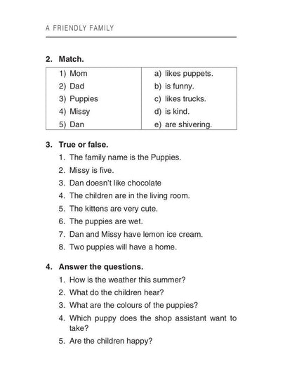 Une famille sympathique книга на англ.языке