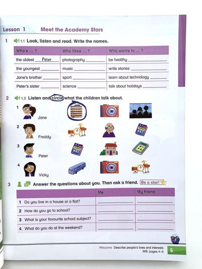 Academy Stars 4 Level 4 Pupil’s Book with online resources Учебник уровень 4