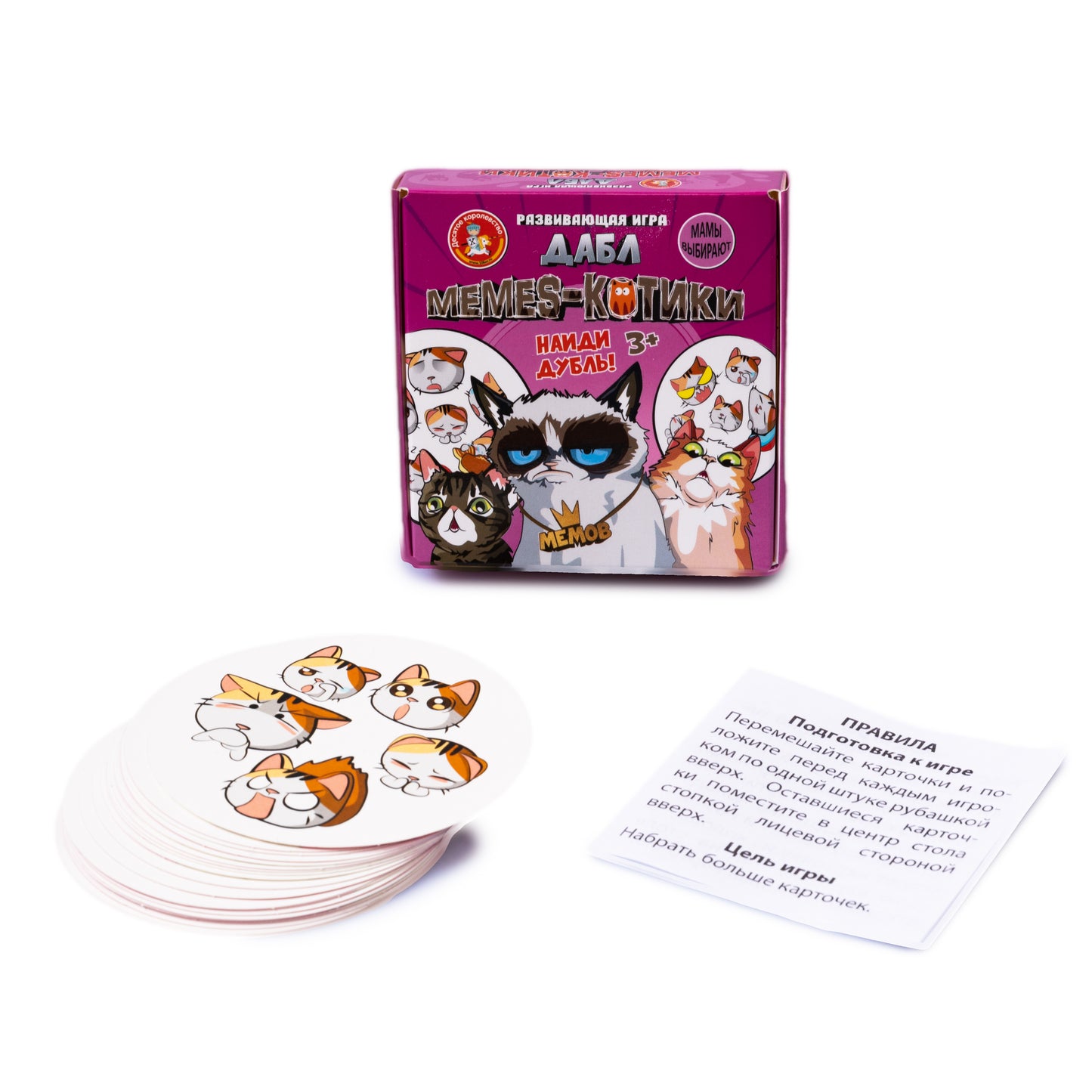Игра настольная "Дабл. Мемы" (20 карточек)