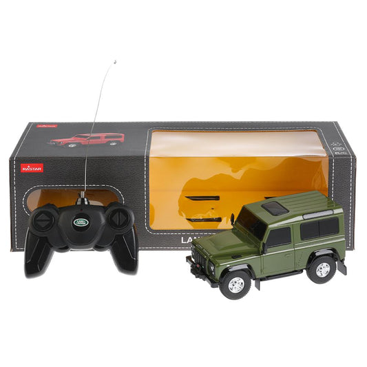Машина р/у land rover defender 1:24 Rastar, цвет в ассорт. в кор. в кор.18шт