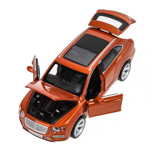 Машина металл свет-звук bentley bentayga, 15,1 см, двери, капот, инерция Технопарк в кор.2*24шт