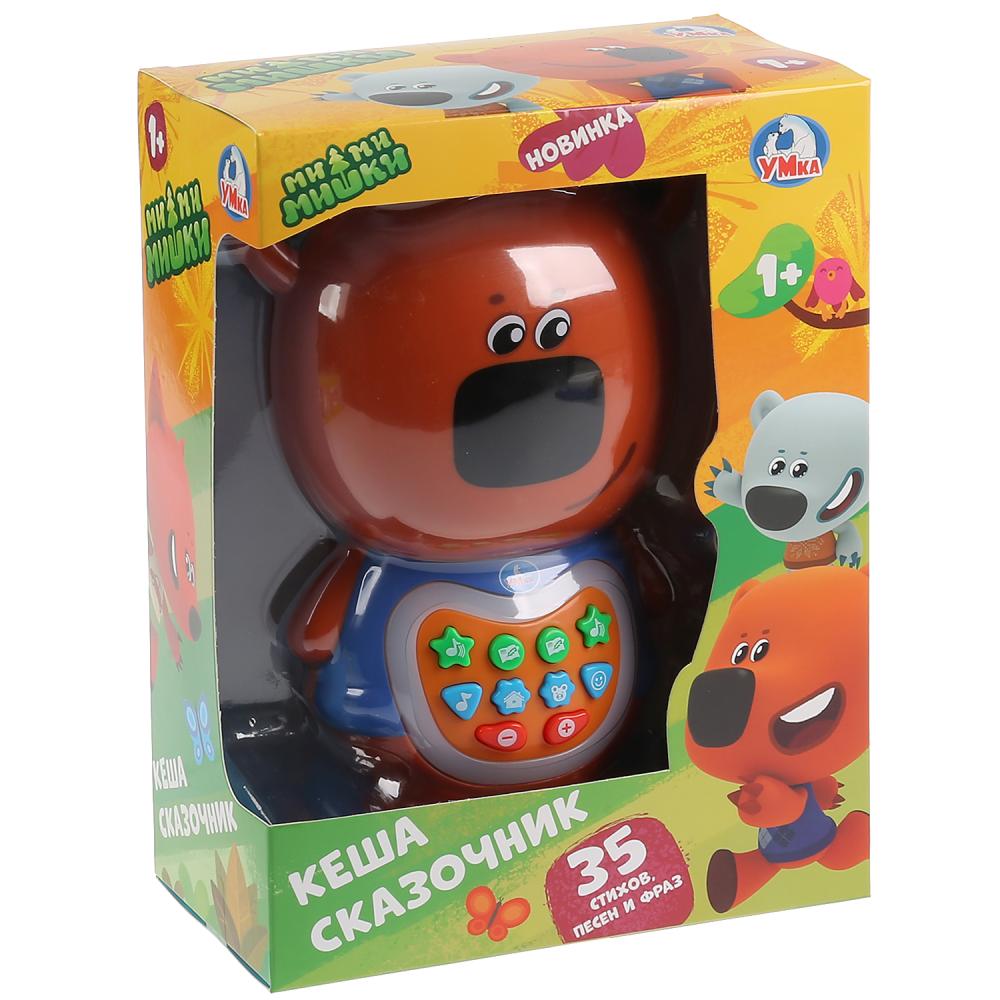Кеша-сказочник МИМИМИШКИ на бат., свет+звук, руссифиц. в русс. кор. Умка в кор.2*24шт
