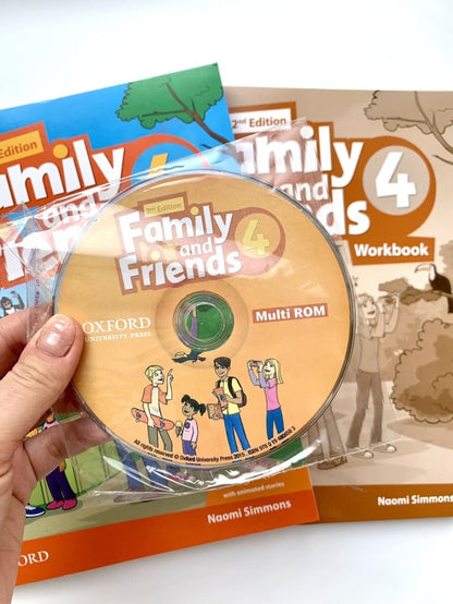 Famille et amis 4 (cahier de classe + cahier d'exercices) + 2 CD (2e)