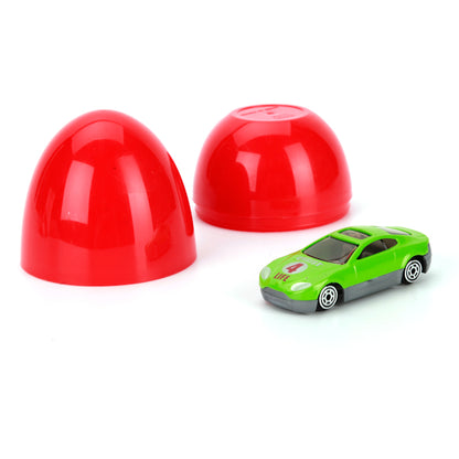 МАШИНА "ТЕХНОПАРК" МЕТАЛЛ. 7,5СМ, В АССОРТ. В ЯЙЦЕ В ДИСПЛЕЕ (РУСС. УП.) УП-36ШТ в кор.2*3уп