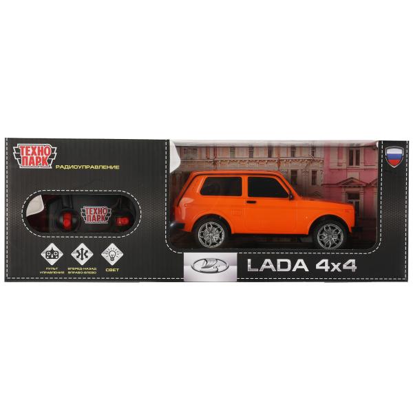 LADA4X4-18L-OR327393 Véhicule pour LADA 4x4 18 cm, blanc, or, cor. Parc technologique à Cor.24шт