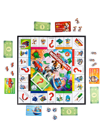Игра настольная "Юный Монополист" (мини)