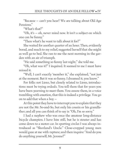 Idle Thoughts of an Idle Fellow IV = Праздные мысли праздного человека IV: на англ.яз