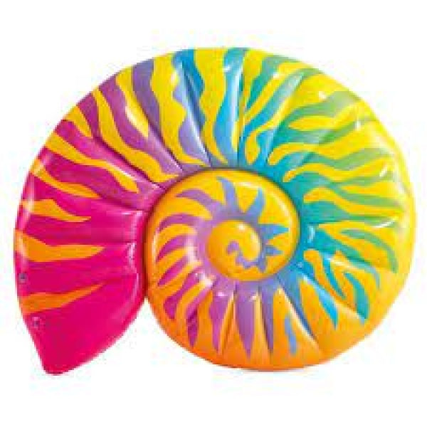 Terrain nouveau "Rainbow Seashell Float" (Радужная ракушка), pour le bateau et la mer, sur 3 lettres, 157x127х25см