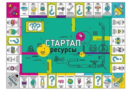 Le jeu économique économique "Стартап" Ressources