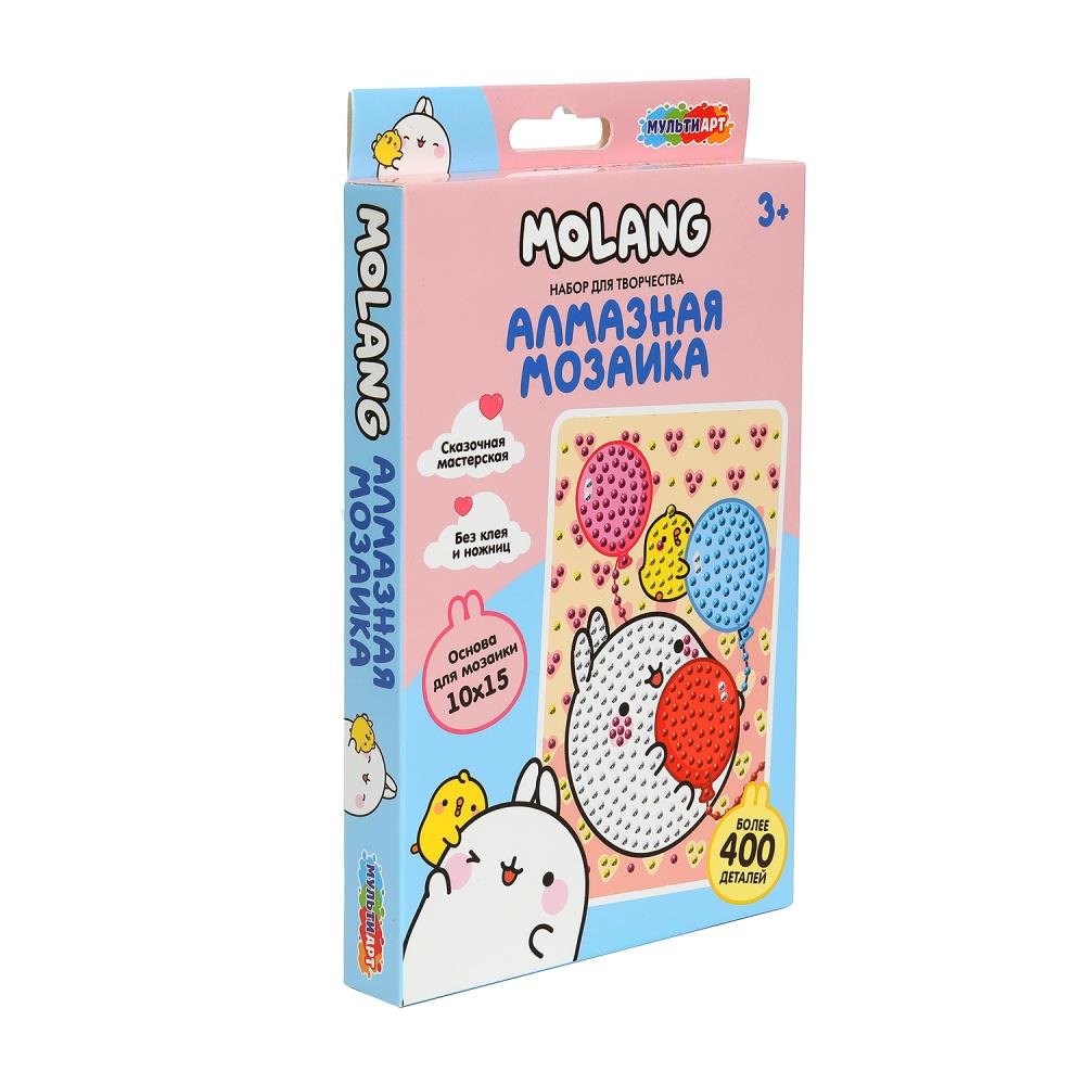 Алмазная мозаика Molang 10*15 см, в коробке, molang МУЛЬТИ АРТ в кор.50шт