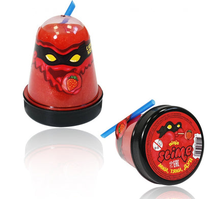 Игрушка ТМ "Slime "Ninja" арт.S130-17 с ароматом клубники, 130 г. "боится холода" /40