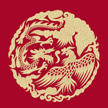 Календарь символ года "Дракон" на 2024 год. Переплет на скрепке (285*285 мм) 12 листов