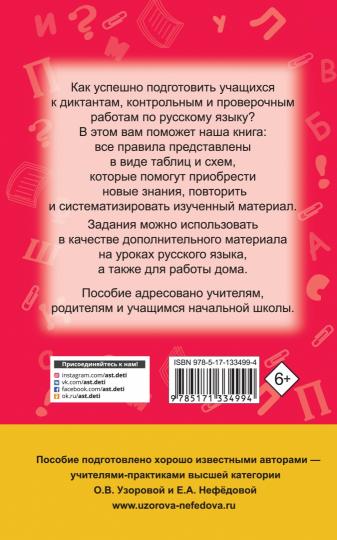 Русский язык в схемах и таблицах. 1-4 класс