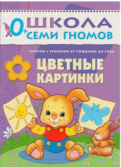 Школа Семи Гномов 0-1 год. Полный годовой курс (12 книг с картонной вкладкой).