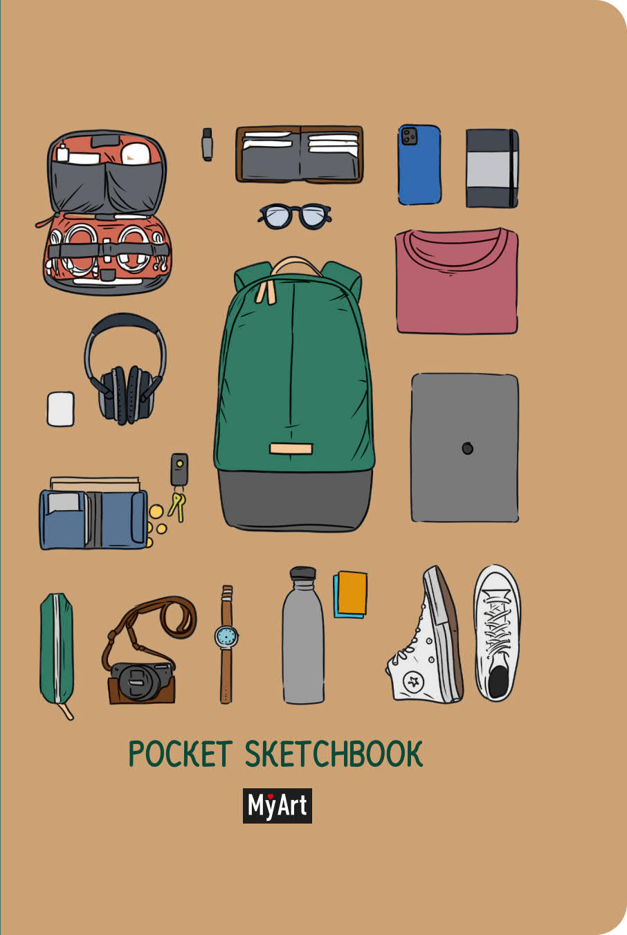 Mon Art. Poche СКЕТЧБУК. АКСЕССУАРЫ