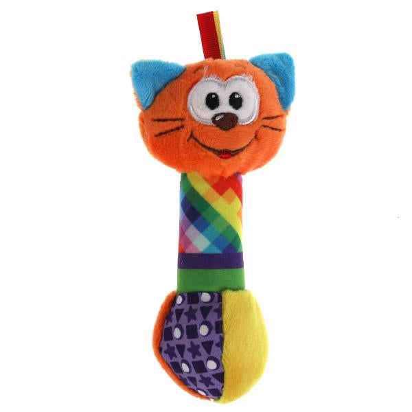 Текстильная игрушка погремушка Кот с мячиком Умка в кор.360шт