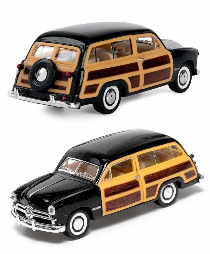 Kinsmart. Модель арт.KT5402/4 "Ford Woody Wagen 1949" 1:40 (черная) инерц.