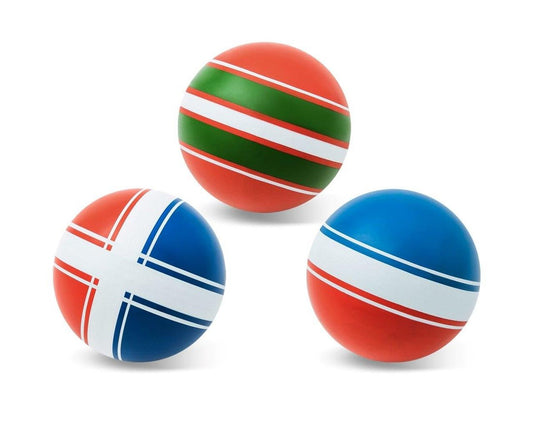 МЯЧ Д. 75ММ СЕРИЯ "КЛАССИКА" РУЧНОЕ ОКРАШ.(КРЕСТИКИ НОЛИКИ, НАШ МЯЧ, ОБОДОК) в кор.100шт