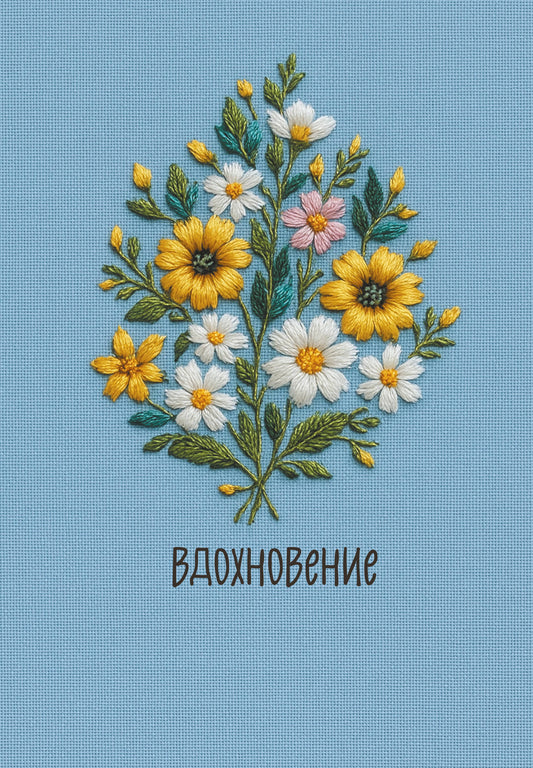 Вдохновение. Ежедневник недатированный (А5, 72 л.)