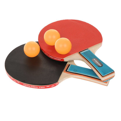 Набор для наст.тенниса, комплектность: 2 ракетки 8 мм., 3 шарика