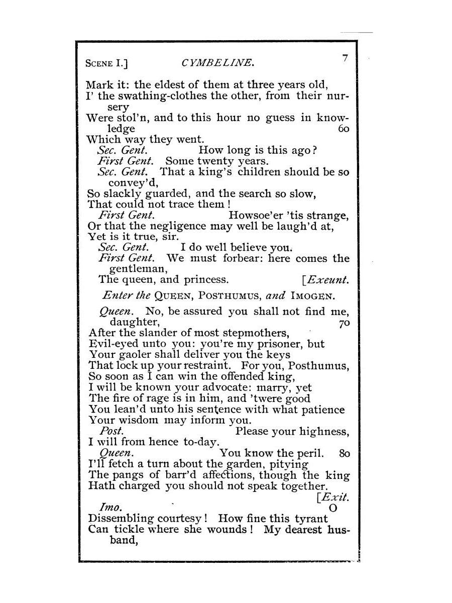 Cymbeline = Цимбелин: трагикомедия на англ.яз. Shakespeare W.